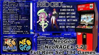 NeoGeo  NeoRAGEx 52  Full Rom Set Complete Pack Download [upl. by Sorazal]