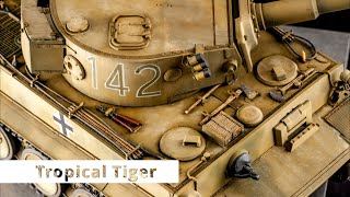 Finishing the Initial Production Tiger Ausf H1 142  Abt 501 Africa  135  RFM [upl. by Anivahs]