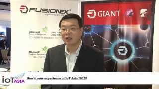 Interview with Fusionex at IoT Asia 2015 [upl. by Tlevesoor]