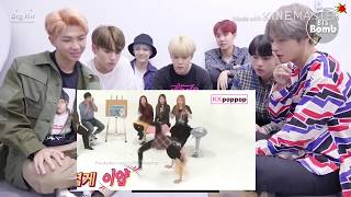 Bts react When BLACKPINK show their hidden talents [upl. by Buffum]