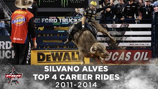 Brazilian Rider Silvano Alves Best Four Rides Out Of His 400 Career [upl. by Eileme]