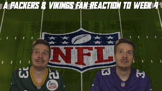 A Packers amp Vikings Fan Reaction to NFL Week 4 [upl. by Sandeep]