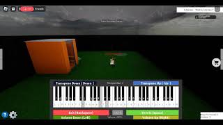 fallen down  Undertale roblox auto piano [upl. by Abisha]