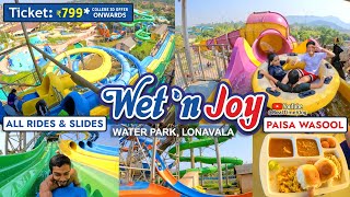 Wet N Joy Water Park Lonavala  All RidesSlides  Ticket PriceOfferFood  A to Z Information [upl. by Lyell]