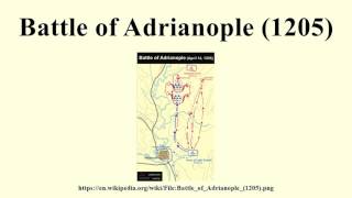 Battle of Adrianople 1205 [upl. by Akcirderf]