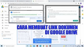 Cara membuat link dokumen di google drive [upl. by Saoj]