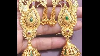 latest gold jumkas or buttalu designs for brides [upl. by Savill122]