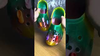 3D Printed Crocs Amolen TPU Translucent Rainbow [upl. by Sirad239]