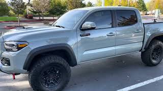 Tacoma Trd Pro on 33s with no lift  360 walk around [upl. by London]