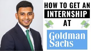 How I Got an Internship at Goldman Sachs in London And HOW YOU CAN as Well [upl. by Dygal]