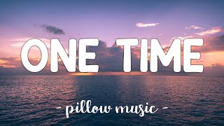 One Time  Justin Bieber Lyrics 🎵 [upl. by Malet]