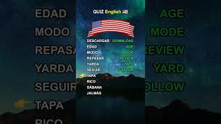 Pon a prueba tu vocabulario en ingles quiz cursodeingles inglesgratis inglesonline cursoingles [upl. by Decca]