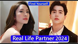 Aff Taksaorn And Nonkul Chanon หารักด้วยใจเธอ Find Yourself Real Life Partner 2024 [upl. by Nnylylloh]