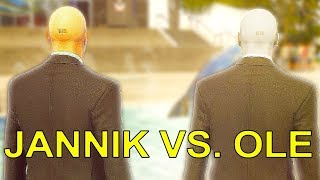 JANNIK VS OLE I GHOST MODE  Hitman 2 Dansk [upl. by Ravens]