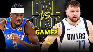 Dallas Mavericks vs OKC Thunder Game 2 Full Highlights  2024 WCSF  FreeDawkins [upl. by Eisaj]