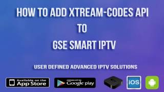 HOW TO ADD XTREAMCODES API GSE SMART IPTV [upl. by Rayshell13]