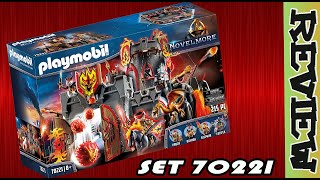 Playmobil NOVELMORE 70221 Festung Feuerfels der Burnham Raiders playmobil [upl. by Nylakcaj929]