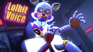 SFM FNaF UCN Lolbit Voice by Theniftytable Remake [upl. by Atinrehs]