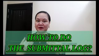 HOW TO DO THE SUBMITTAL LOG FOR SHOP DRAWING PART 1TUTORIAL [upl. by Riva]