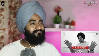 Reaction ROOP BHULLAR  NEVER DIE  TRIBUTE TO SIDHU MOOSEWALA  NEW PUNJABI SONG 2023 [upl. by Thomasina455]