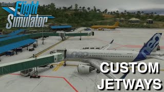 MSFS2020 Custom Jetway Tutorial by Richer Simulations [upl. by Attelocin]