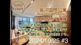 上海 浦東 長河国際公寓サービスアパート 1LDK 92㎡ 中層階 地下鉄2469号線「世紀大道駅」歩6分 [upl. by Kazimir673]