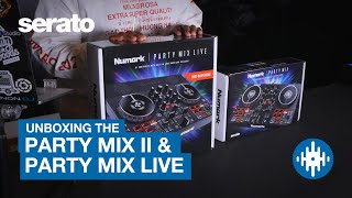 Numark Party Mix II amp Party Mix Live Unboxing  First look with Serato [upl. by Elem]