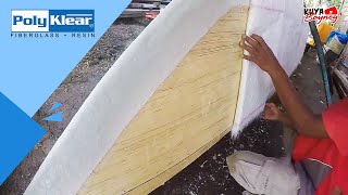 Polyklear Fiberglass  Resin Boat Building in the Philippines II [upl. by Attenej]