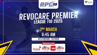 LIVE Revocare Premier League T10 2025  Day 02 [upl. by Gerardo]