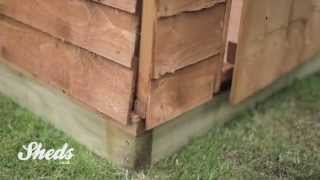 How to build a 6 x 4 Garden Shed from Shedscouk [upl. by Hosea]