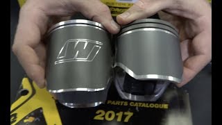 FORGED VS CAST PISTONS AND PISTON COATINGS EXPLAINED [upl. by Kerk659]