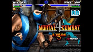 1997 60fps Mortal Kombat 4 SubZero Master21 ALL [upl. by Atnahs]