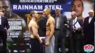 BRADLEY SKEETE v CHRISTOPHE SEBIRE WEIGHIN [upl. by Blodget972]