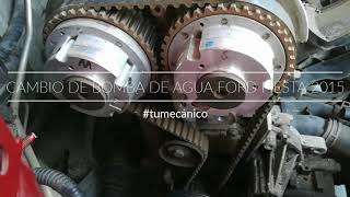 Cambio de bomba de agua Ford fiesta 2012 2018 [upl. by Anderson]