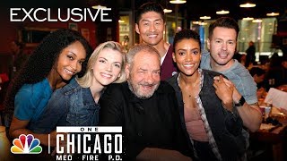 One Chicago Celebrates Their Renewals  Chicago Fire Digital Exclusive [upl. by Jochebed]