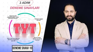 3 ADIM TYT DENEME SINAVI 10 [upl. by Mazonson984]