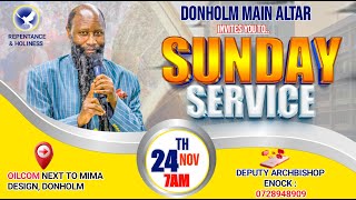 DONHOLM MAIN ALTAR SUNDAY SERVICE  24TH NOV 2024 [upl. by Adnovoj]