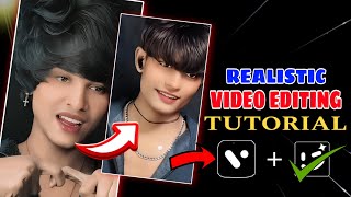 Realistic Reels Video Editing  Face Glowing Video Editing  How To Edit Realistic Video [upl. by Omar58]