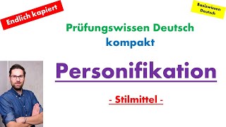 Personifikation  Sprachliche Mittel im Deutschunterricht [upl. by Suoivatram385]