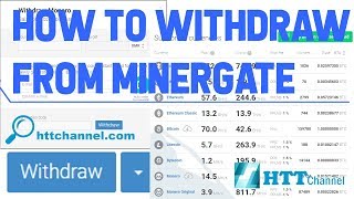 How to Withdraw Monero from Minergate App httchannel [upl. by Matty]