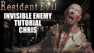 Resident Evil Remake Invisible Enemy Mode Walkthrough  Chris Full Tutorial [upl. by Eikcuhc]