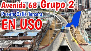 Puente Calle Tercera con uso vehicular en estreno Octubre 10 de 2024 [upl. by Vtehsta459]