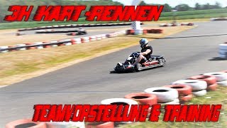 3h KartRennen  Teamvorstellung und Training am Emslandring in Dankern [upl. by Colwen359]