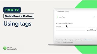 How to use tags in QuickBooks Online [upl. by Creight]