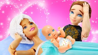 Barbie baby doll Barbie dolls amp Barbie family routines  Videos for kids [upl. by Leno427]