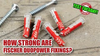 How strong are Fischer DuoPower wall fixings [upl. by Liartnod592]