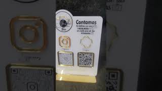 Como hacer Acrílico codigo QR😍 Hablador tarjetero personalizado💥 Corte y grabado laser [upl. by Fabi]