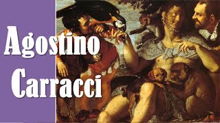 Agostino Carracci  A collection of 59 Paintings HD Baroque [upl. by Winfrid]