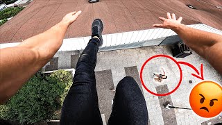 ESCAPING ANGRY GIRLFRIEND Epic Parkour Chase in Paris [upl. by Elletse]