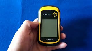 GPS Garmin Etrex 10  Tutorial 1 [upl. by Anomor]